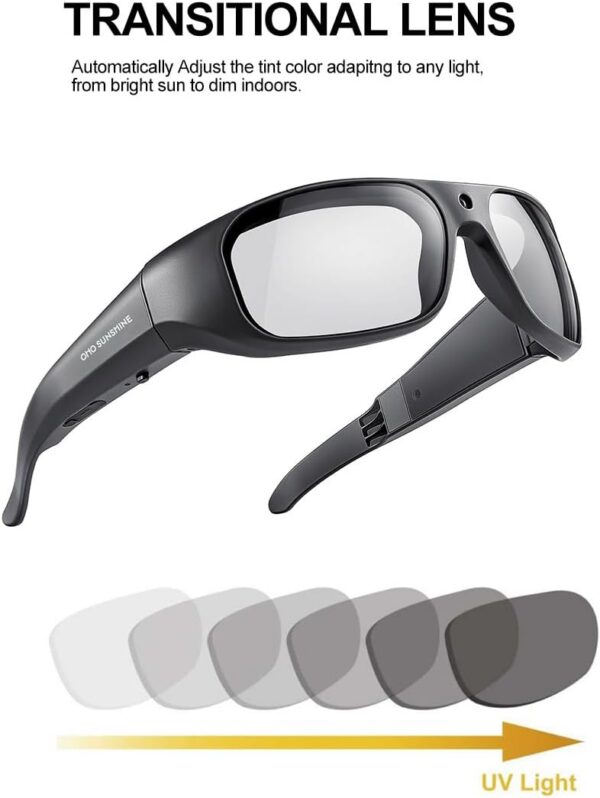 OhO Smart Glasses: 1080P Camera with Transitional Lens - Image 3