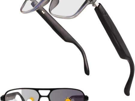 Jawploy Smart Glasses: Bluetooth Audio with Blue Light Protection