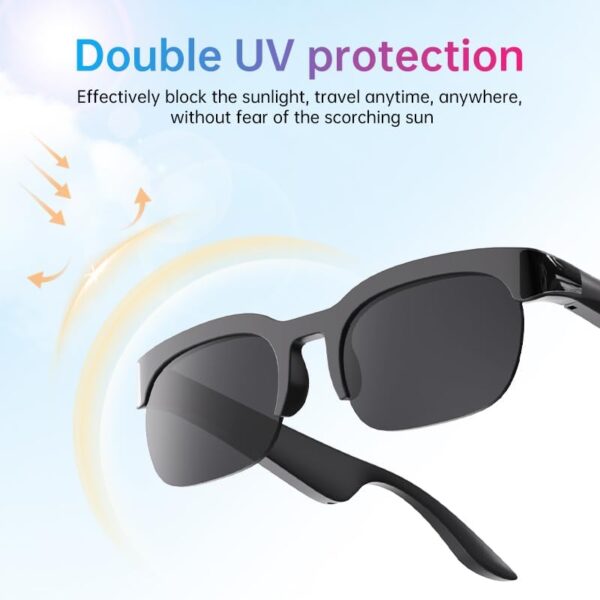 Smart Glasses with AI Translator 150 Translation UV White - Image 8