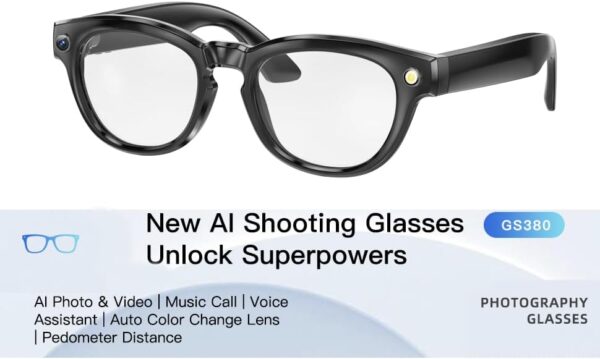 AI Smart Glasses: 4K Video, Real-Time Translation, Bluetooth - Image 3