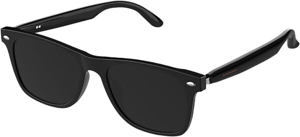 Bluetooth Audio Smart Glasses for Women Men,Polarized Black - Image 8