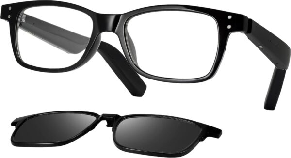 Smart Glasses with Bluetooth Audio: Dual Speaker Eyewear for Outdoor & Indoor Use