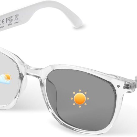 Smart Glasses: Photochromic Lenses & Bluetooth Audio