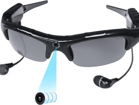 Smart Camera Glasses with HD Recording & Bluetooth - Sports Wearable