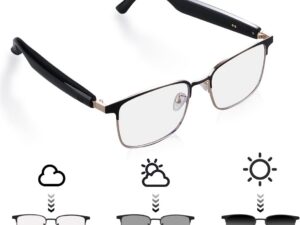 Gold Frame Smart Bluetooth Polarized Sunglasses for Women