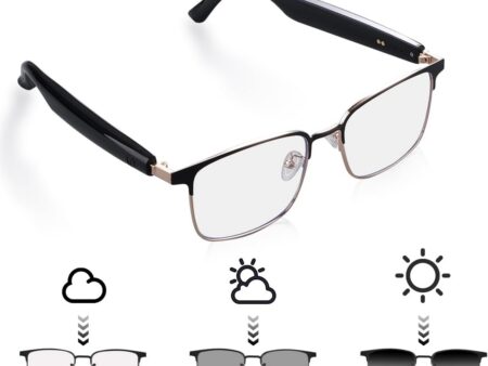 Gold Frame Smart Bluetooth Polarized Sunglasses for Women