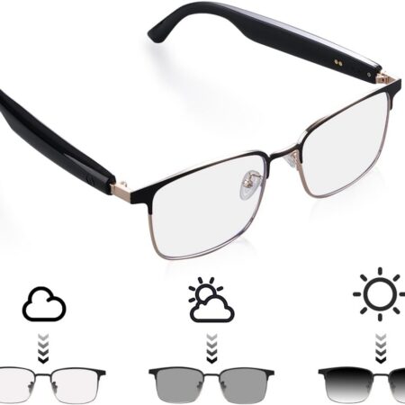 Gold Frame Smart Bluetooth Polarized Sunglasses for Women