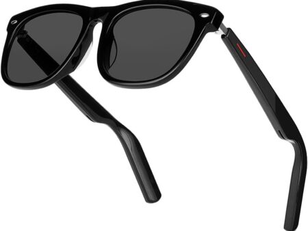 Smart Audio Sunglasses: AAC Speaker, Photo & Music for Large Faces