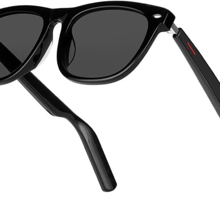 Smart Audio Sunglasses: AAC Speaker, Photo & Music for Large Faces