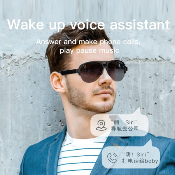 F08 Smart Glasses: Bluetooth, Waterproof, Polarized Lenses - Image 3