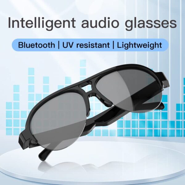 F08 Smart Glasses: Bluetooth, Waterproof, Polarized Lenses - Image 2