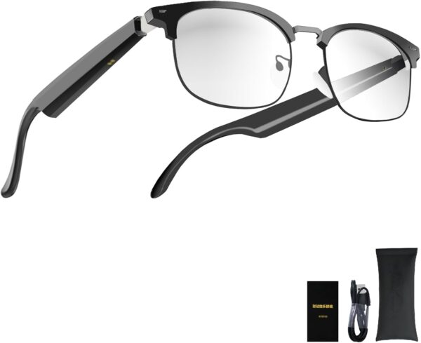 AI Translation Glasses with Over 144 Languages Real-Time Black Ai