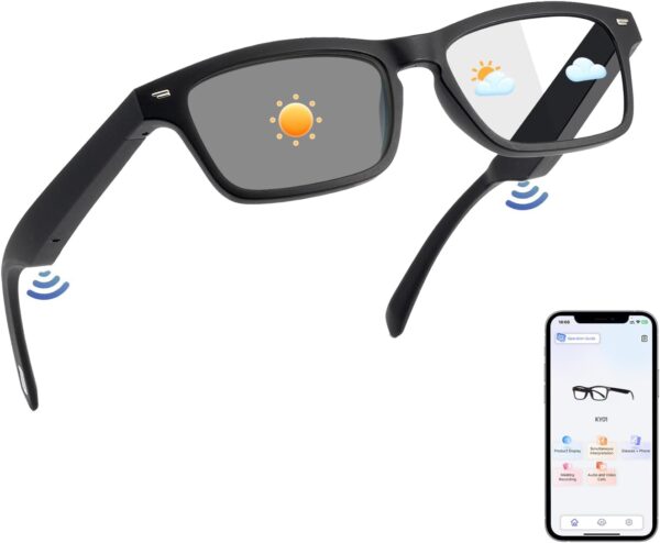 AI Glasses: Real-time Translator, Blue Light Filter