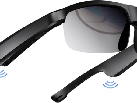 Smart Glasses with Polarized Lenses & Bluetooth - Black Style2