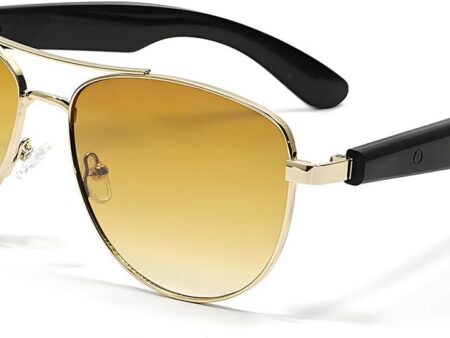 Smart Hall Brown Sunglasses with Bluetooth 5.4 - Auto On/Off