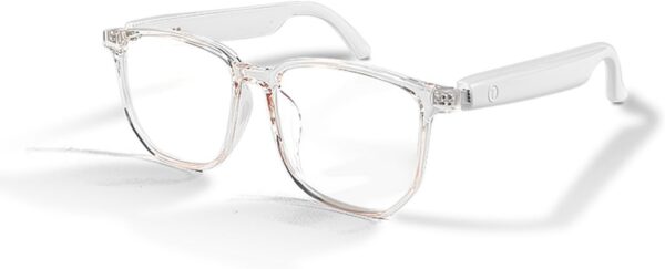 Smart Glasses: 144 Languages Translation Polarized Sunglasses White