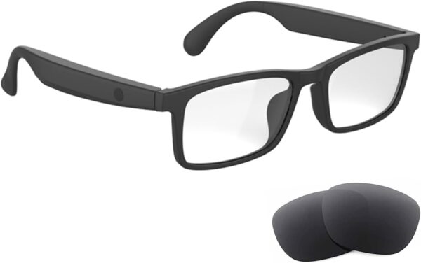 Fecoul G10Z Smart Glasses: Bluetooth Speaker & Blue Light Protection