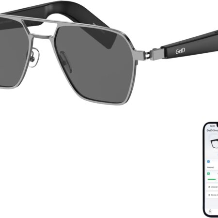 AI Smart Glasses: 147 Languages Translation & Bluetooth Music