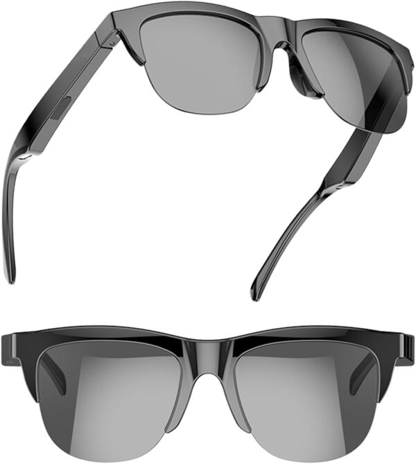 Smart Glasses,Polarized Sunglasses with Bluetooth Black