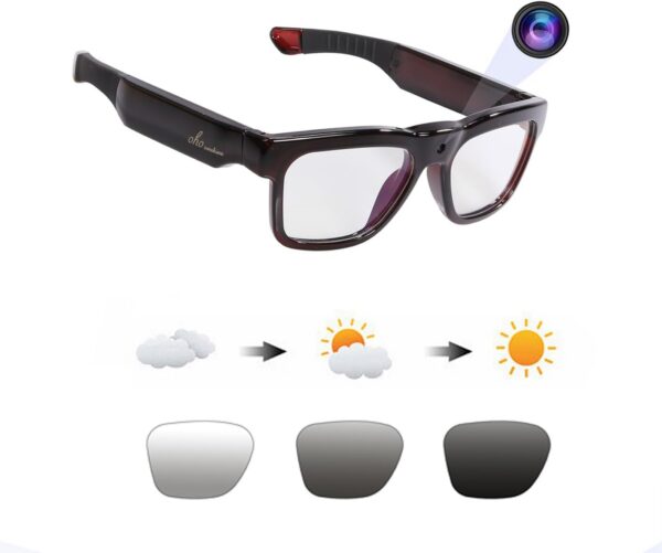 HD Camera Sunglasses with Blue Light Blocking & 64GB Memory - Image 5
