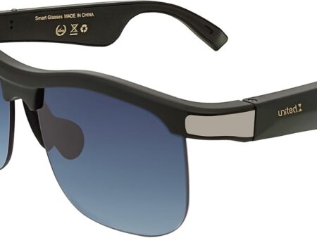 Smart Glasses Bluetooth 5.3: Polarized Open Ear Sunglasses with Photo & Voice Control