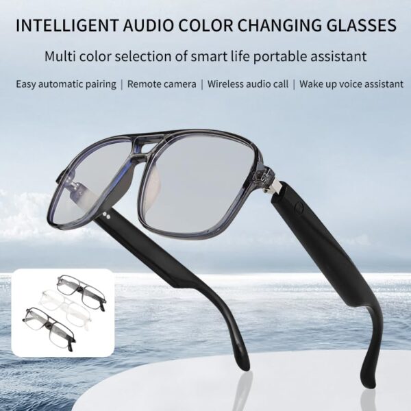 Smart Glasses Bluetooth: Color-Changing Sunglasses with HD Calling - Image 3