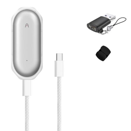 Magnetic Type-C Charger for PLAUD NotePin - Compact & Portable