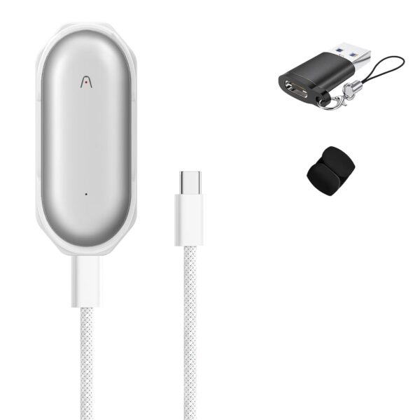 Magnetic Type-C Charger for PLAUD NotePin - Compact & Portable