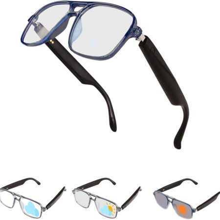 Smart Glasses Bluetooth Audio: Blue Light Protection & Touch Control