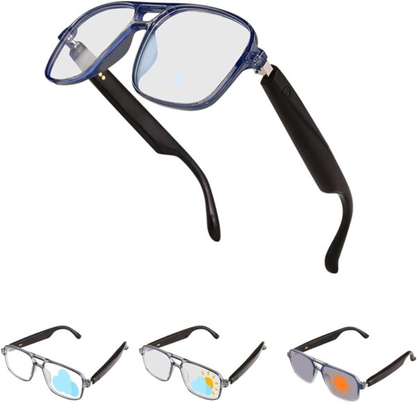Smart Glasses Bluetooth Audio: Blue Light Protection & Touch Control