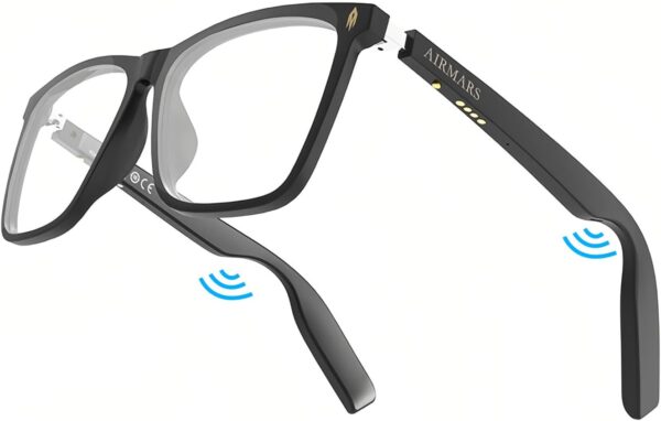 AIRMARS Smart Glasses: Bluetooth Speaker, Blue Light Filter, Waterproof