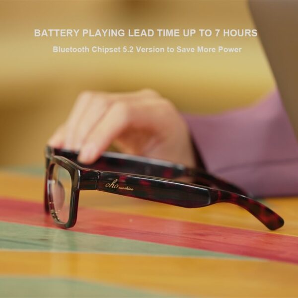 OhO Smart Glasses: MP3 Bluetooth with Open Ear Speaker - Image 3