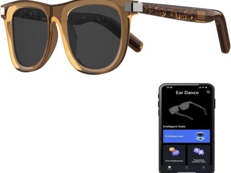 AI Smart Glasses: Dual Touch, 164-Language Translator, Sleep Aid