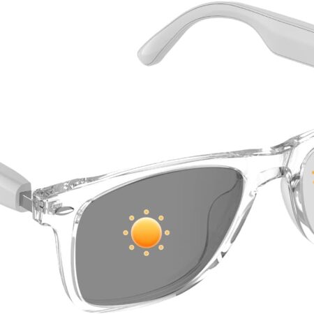 Smart Glasses Auto On/Off with Bluetooth Audio - Clear Frame