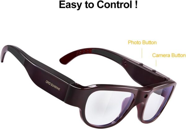 OhO Safety Camera Glasses: HD Recording with Eye Protection - Image 3