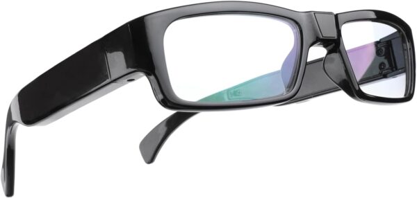 1080P HD Camera Glasses, Video Glasses for Outdoor Sports, Built-in Black