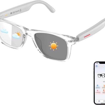 Smart AI Translation Glasses: 160 Languages & Noise-Canceling