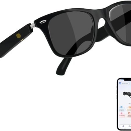 AI Translator Smart Glasses, Real-Time Translation Glasses Wireless...