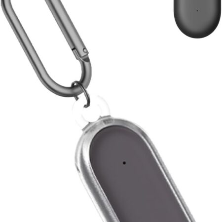 PLAUD NotePin AI Case: TPU Protective Cover with Keychain