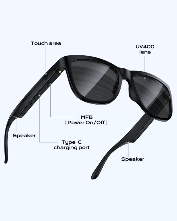 Smart Bluetooth Glasses: Audio & UV Protection in One - Image 8