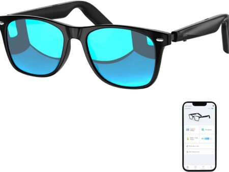 AI Smart Glasses: Open-Ear Audio + Polarized Lenses