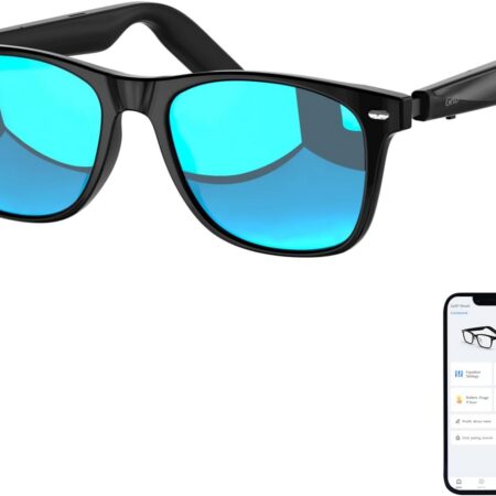 AI Smart Glasses: Open-Ear Audio + Polarized Lenses