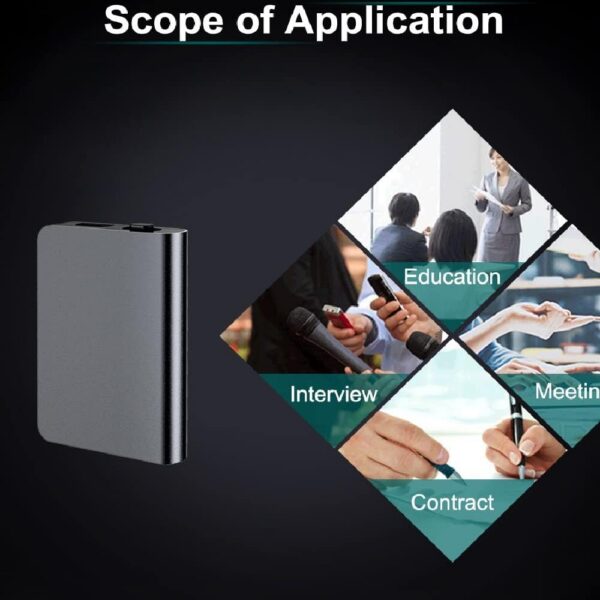 32GB Mini Voice Recorder: 350H Recording & Voice Activation - Image 3