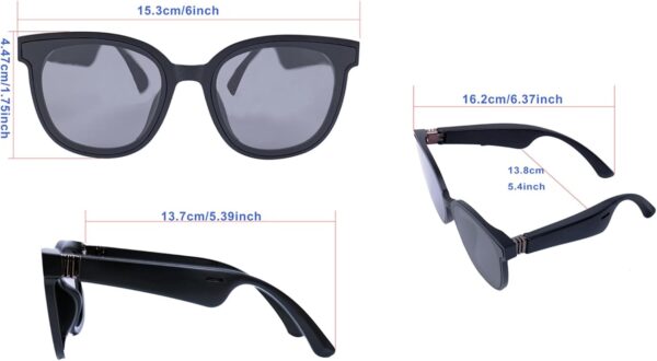Smart Glasses Bluetooth Sunglasses - Hands-Free Calls & Remote Camera - Image 8