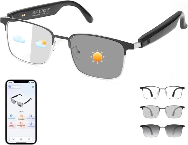 Smart AI Translator Glasses: Real-Time Translation in 165+ Languages