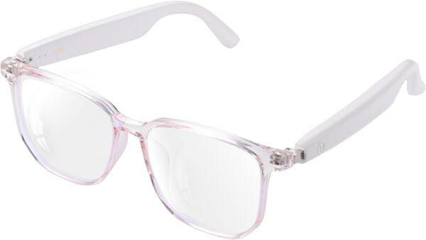 Women's Smart Glasses: Blue Light Filter, Bluetooth 5.3, Audio & Mic
