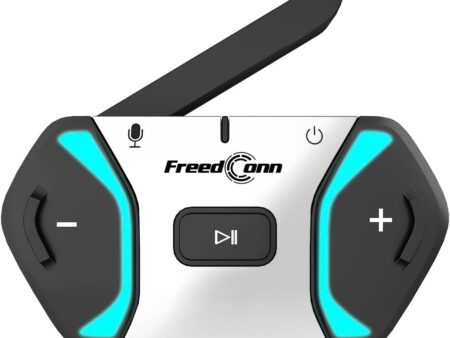 FreedConn MESH2.0: 256 Rider Bluetooth Headset with AI Noise Reduction