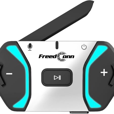 FreedConn MESH2.0: 256 Rider Bluetooth Headset with AI Noise Reduction