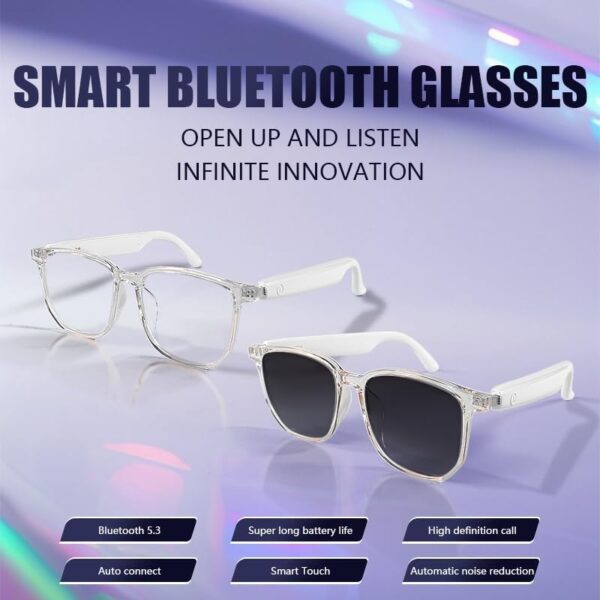 Women's Bluetooth Anti-Blue Light Smart Glasses - Music, Calls, Eye Protection - Image 8