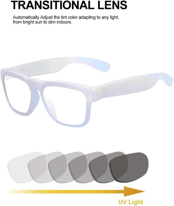 Bluetooth Smart Glasses with Open Ear Speaker & MP3 Player - Image 3